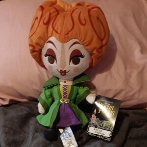Disney Hocus Pocus Stuffed Doll - Orange, Green, Purple